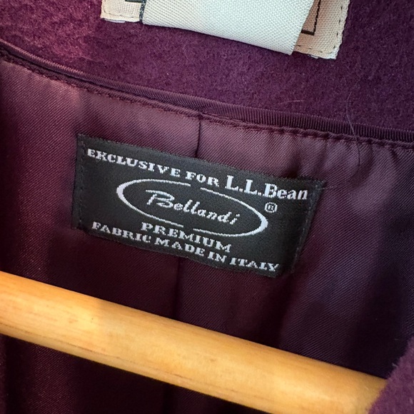 L.L. Bean // Bellandi Women's Purple Coat - Picture 3 of 6